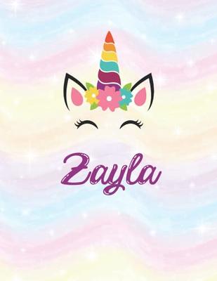 Zayla: A Cute Unicorn Sketchbook (8.5 x 11) inches 110 pages With Blank  Paper For Girl Name Zayla To Drawing, Doodling, Sketching - Yahoo Shopping