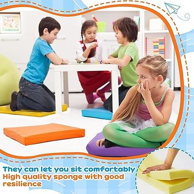 6PCS Square Kids Floor Cushion Toddler Foam Seat Cushion