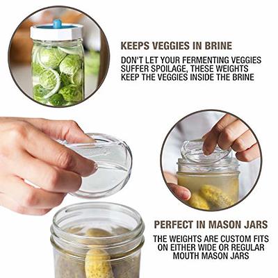 Kitchentoolz 2 Pack - 1 Gallon Glass Mason Jar Wide Mouth with Airtight Metal Lid - Safe for Fermenting Kombucha Kefir - Pickling, Storing