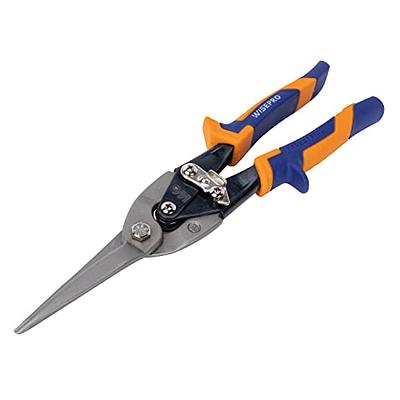 Finder 12 Aviation Snips, Long Straight Cut Tin Snips Cutting Shears Power  Cutter with CR-V Blade & Comfortable Grip, 300mm Scissors for Cutting Metal  Sheet, Hard Material, Industrial Quality 