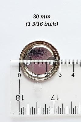 1.25 inch Diameter Round Pin Buttons - for Badge A Minit, TECRE