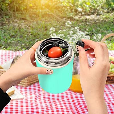 JOOPETALK Thermo for Hot Food Kids 17oz Soup Thermo Insulated Food Jar  Lunch Container Keeps Hot/Cold Vacuum Stainless Steel Thermo Lunch Box With