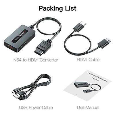 HDMI Adapter HDTV cable for Sony PS2 & PS1 720p 16:9 & 4:3 aspect
