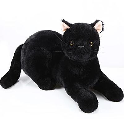 Black Cat Plush Toys, Adorable Cat Stuffed Animal Plush For Kids