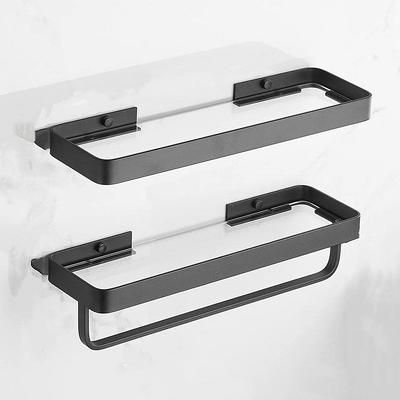 Aoibox 2 Tiers 4.68 in. W x 3.85 in. H x 15.7 in. D Aluminum Glass