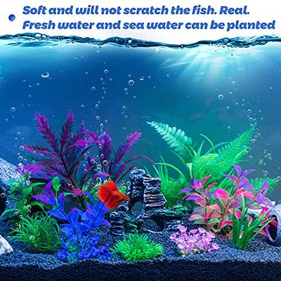PietyPet Aquarium Decorations Fish Tank Plants : : Pet Supplies