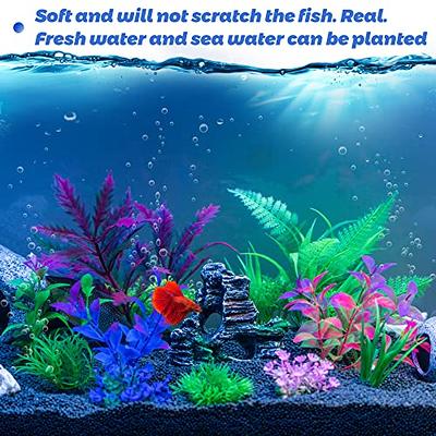 Ameliade Fish Tank Decorations Aquarium Artificial Plastic Plants & Cave  Rock Decor Set, Goldfish Turtle Betta Fish Tank Accessories Small Large  Aquarium Decorations Kit (12 Pieces) - Yahoo Shopping