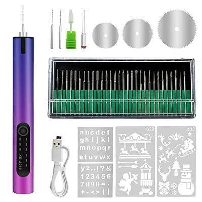 Uolor Cordless Usb Rechargeable Engraving Tool Kit, Mini Electric Engraver  Engraving Pen Rotary Tool For Jewelry Glass Wood Stone Metal Plastic