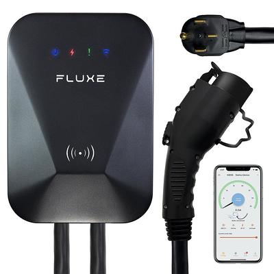  Wallbox Pulsar Plus Level 2 Electric Vehicle Smart Charger - 48  Amp, Ultra-Compact, WiFi, Bluetooth, Alexa/Google Home, Energy Star and UL  Certified, 25 ft Cable, Indoor/Outdoor EVSE, Assembled in USA 