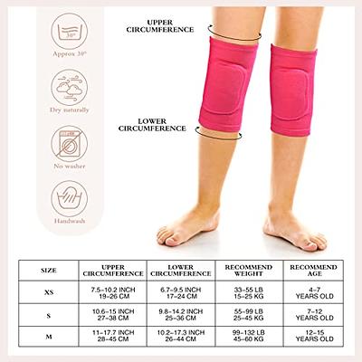 DANCEYOU Dance Knee Pads Thick Soft Sponge Volleyball Knee Brace