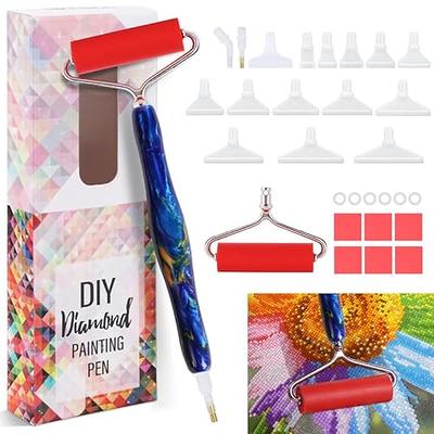 Diamond Painting Pen Accessories Tools Set,1PCS Diamond Art Pen with Wheel  Roller and 16PCS Plastic Multi Placer Tips,Diamond Painting Drill Pens for  Square & Round Gem(Star) - Yahoo Shopping