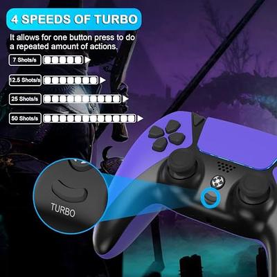 Controller for PS4 Controller, Remote for Elite PS4 Controller with Turbo,  Steam Gamepad Fits Playstation 4 Controller with Back Paddles, Controllers