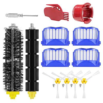Replacement Accessories Kit For Irobot Roomba 600 Series 620 630 650 660  680,filter,side Brushes,flexible Beater Brush