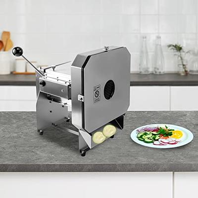 Electric Vegetable Slicer Cutter Commercial Fruit Slicing Shredder Machine  110V