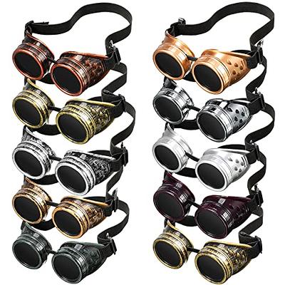 Steampunk Goggles Costume Accessories - Cyber Victorian Welding Glasses - 1  Piece