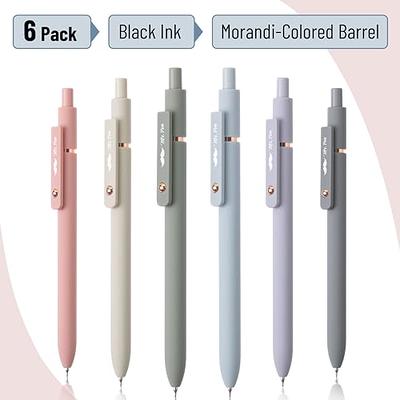 Mr. Pen- Retractable Gel Pens with Rose Gold Ring and Ball, 6 Pack, Morandi  Barrels, Japanese Black Gel Pens, Fast Dry, Gel Pens Fine Point 0.5mm,  Japanese Ink - Yahoo Shopping