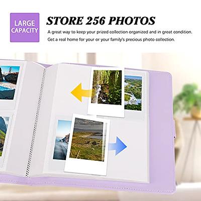 Photo Album for Fujifilm Instax Mini Camera, 180 Pockets Instax Mini Album  with Memo Areas, 2X3 Photo Album for Polaroid 2x3 ZINK Film Camera