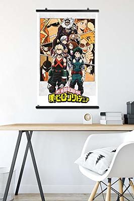 My Hero Academia - Characters Wall Poster, 14.725 x 22.375, Framed 