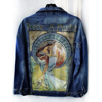 HAND PAINTED CUSTOM Overall Custom Hand-painted Denim Jackets