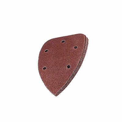 Detail Sander Sandpaper 30Pcs 5-Hole 40 Grit Aluminum Oxide Mouse Sanding  Pad Hook & Loop Mouse Detail Sander Pads for Wood Furniture, Extra Coarse