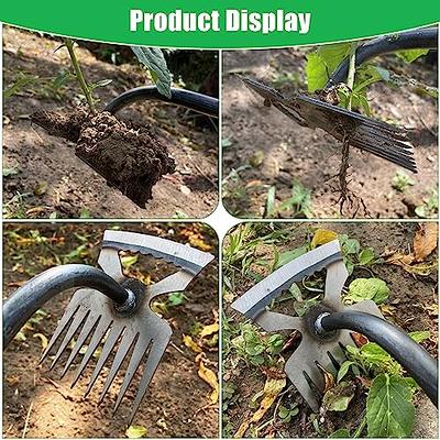 Weeding Artifact Uprooting Weeding Tool, Garden Weeding Tools, Stainless  Steel Forged Weed Puller 4 Teeth Dual Purpose Weeder, High Strength Hand  Remover Tool for Garden (12 Inch Wooden Handle) - Yahoo Shopping