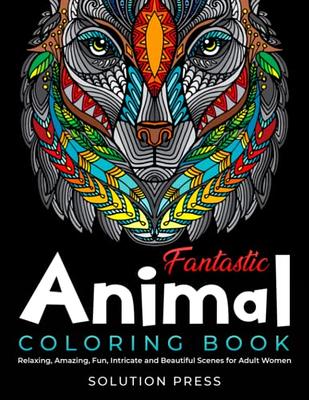 Animal Coloring Books for Adults Relaxation: Cool Adult Coloring