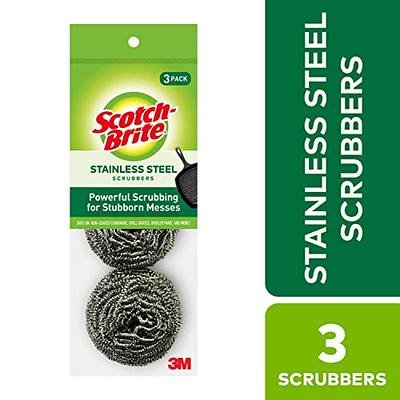 Scourer 3/25gram Stainless Steel Scourer Dish Bowl Cleaning