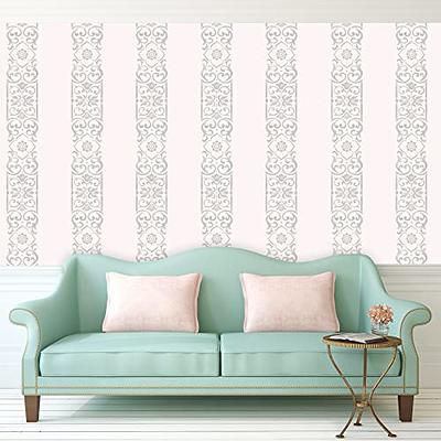 Designer Stencils Scroll Tile Wall Stencil