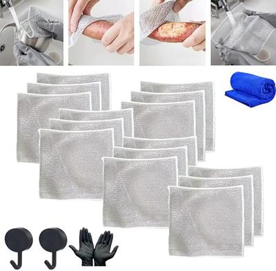 VBSOTLMF Multipurpose Wire Miracle Cleaning Cloths, Multipurpose  Non-Scratch Scrubbing Pads, Multipurpose Wire Dishwashing Rags for Wet and  Dry, Steel Wire Dish Cloths - Yahoo Shopping