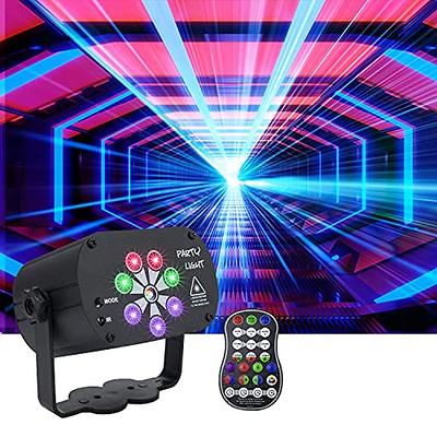  LED Par Lights, RGBW+UV Black Light 180W Stage Light Super  Bright Uplights for Glow Fluorescence Party Halloween Body Painting, DMX  Control Sound Activated for DJ Parties Wedding Live Show (2 Packs) 