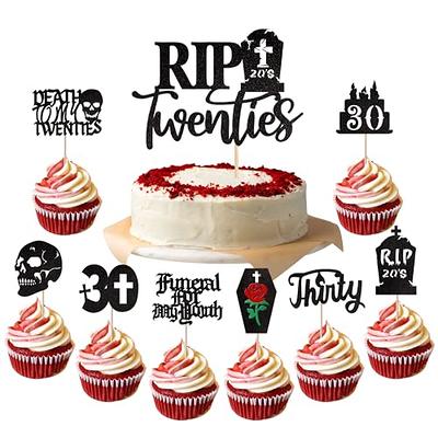 25 PCS Death to My 20s Cupcake Toppers with Rip Twenties Cake Topper Death  to My Twenties Cupcake Picks for Rip 20s Funeral Youth 30th Birthday Party Cake  Decorations Supplies - Yahoo Shopping