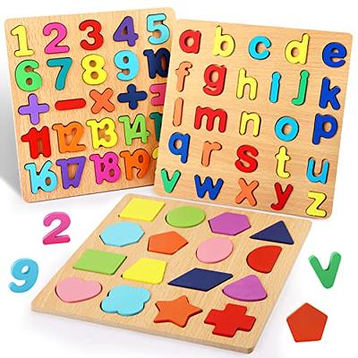 Alphabet Puzzle, Abc Letter Puzzles For Toddlers 1 2 3 Years Old,  Educational Learning Toys For Toddlers, Alphabet Toys With Puzzle Board &  Letter Bl