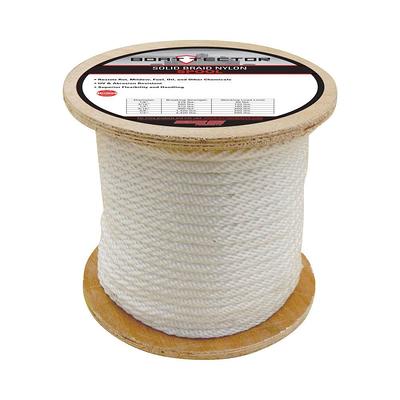 Partners Brand Nylon Rope .25 x 600 ft. White (TWR124) 