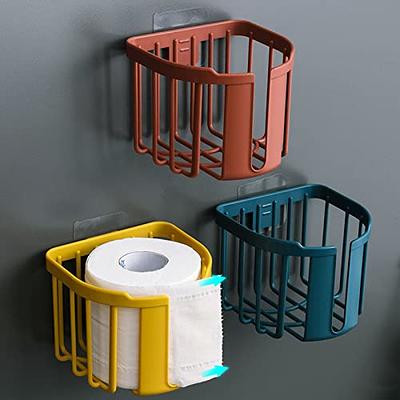 Standing Toilet Paper Holder Organizer Storage Basket Toilet