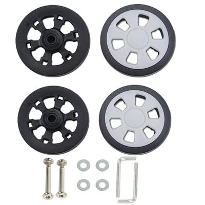 Luggage Wheels Replacement Kit 1Pair, A09 Spinner Luggage Replacement  Wheels Suitcase Wheels Replacement, 360 Universal Double Row Wheel Silent  Impact