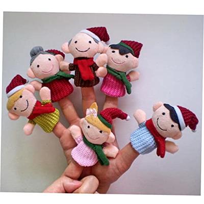 ibasenice 6PCS Doll playsets Story Finger Puppets Kids Finger Puppets  Christmas Finger Hand Puppets Finger Toy Kids Finger Doll Baby Puzzle -  Yahoo Shopping