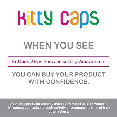 Kitty Caps Declawing Nail Caps for Cats, Large (13 lbs or greater),  Multi-color 