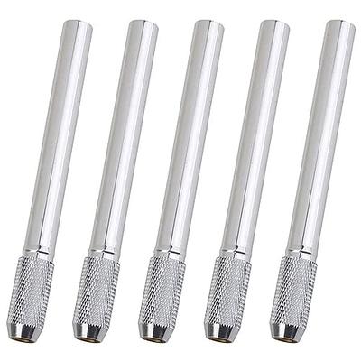 TEHAUX 5pcs Pencil Extenders, 4inch Stainless Steel Pencil Lengthener  Adjustable Charcoal Pencil Stand Pen Sleeve Extender Pencil Extender Holder  for Pencils (Silver) - Yahoo Shopping