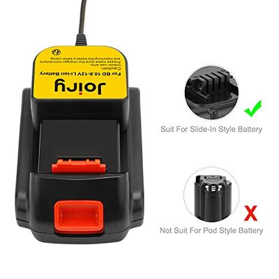 Joiry 10.8V-12V Lithium Battery Charger Compatible with