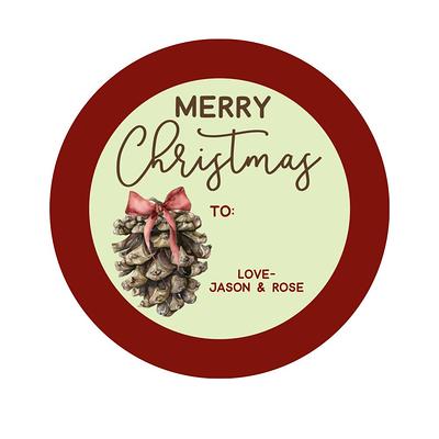Personalised Christmas Stickers, Gift Labels For Presents