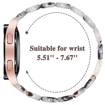 Samsung Watch Band, Strap for Samsung Watch 6 Classic, Galaxy Watch 6 Band  44mm 40mm 47mm, Galaxy Watch Strap 5, 4, Leather Band for Samsung 