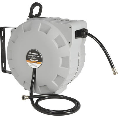 Strongway Retractable Garden Hose Reel with 5/8Inch Diameter x 80ft.L Hose,  Wall Mount - Yahoo Shopping