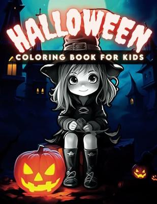 Kawaii Coloring Book Japanese Style Drawing Halloween Digital Coloring Book  Gift Manga Drawing Coloring Page Chibi Coloring Book, 