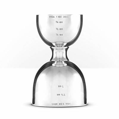 Piña Barware Stainless Steel Commercial 2oz. / 1oz. Bell Style