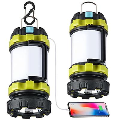 LED Camping Lamp Retro Hanging Tent Lamp Waterproof Dimmable Camping Lights  4500mAh Battery Emergency Light Lantern for Outdoor