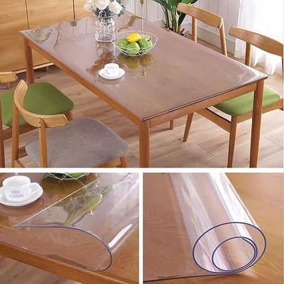 Bobetter Clear Table Protector Coffee Glass Table Entryway TV