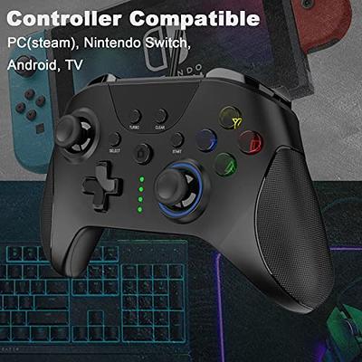 GCHT GAMING Wireless Pro Controller for PS4/PS4 Slim/PS4 Pro Compatible PC,  Steam, Android and iOS, MAC, with Back Buttons, Turbo, Vibration, Game