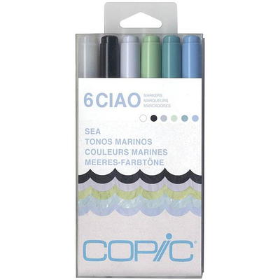 Copic Sketch, Alcohol-Based Markers, 12pc Set, Basic & I6-Skin Ciao  Markers, Skin, 6-Pack - Yahoo Shopping