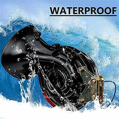 300db Super Loud Train Horn For Truck Train Boat Car Air Electric Snail  Single Horn 12v Waterproof