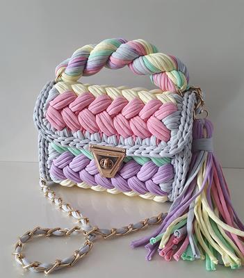 Multi Color Bag/Handmade Bag/Hand Woven Bag/Crochet Bag/Knitted Bag/Crossbody  Purse/Designer Bag/Luxury Bag/Shoulder Bag/Women's Bag/Gifts - Yahoo  Shopping